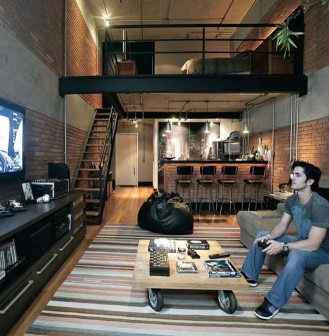Render de interior de unidad flexible